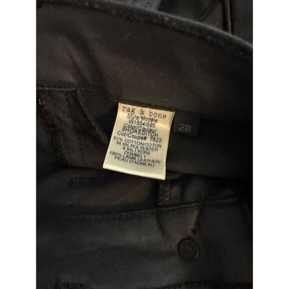 Rag & Bone Shoreditch Piping Skinny Jeans Size 28 - Picture 3 of 4